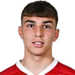 Mihajlo Cvetković Serbia U17 player photo