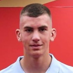 Veljko Milosavljević Serbia U17 player photo