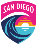 Home team San Diego Wave logo. San Diego Wave vs Chicago Red Stars W prediction, betting tips and odds