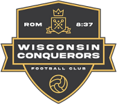 Home team Wisconsin Conquerors logo. Wisconsin Conquerors vs Des Moines United prediction, betting tips and odds