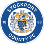 Home team Stockport County logo. Stockport County vs Larkhall Athletic prediction, betting tips and odds