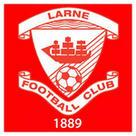 Away team Larne logo. Carrick Rangers vs Larne predictions and betting tips